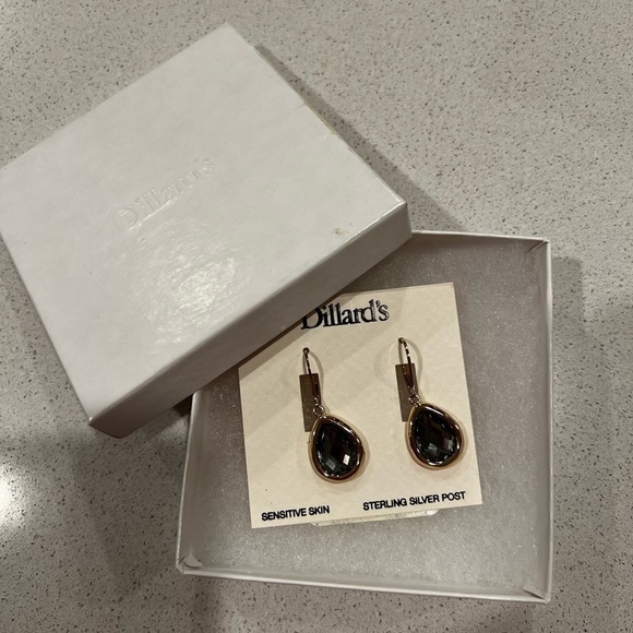 STERLING SILVER DANGLE EARRINGS - Picture 3 of 4